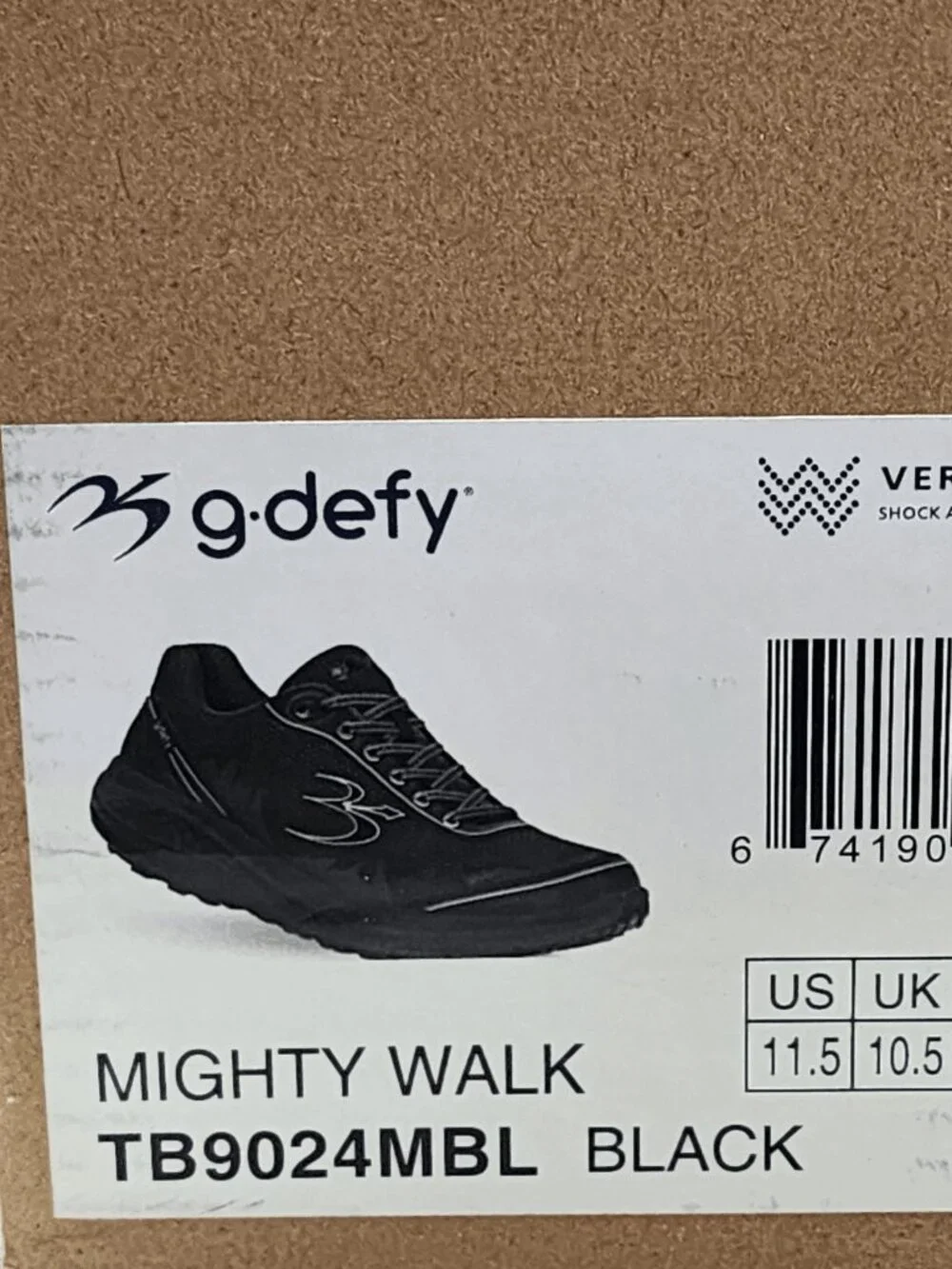 Gravity Defyer Men's G-Defy Mighty Walk Comfort Athletic Shoes Size 11.5W
